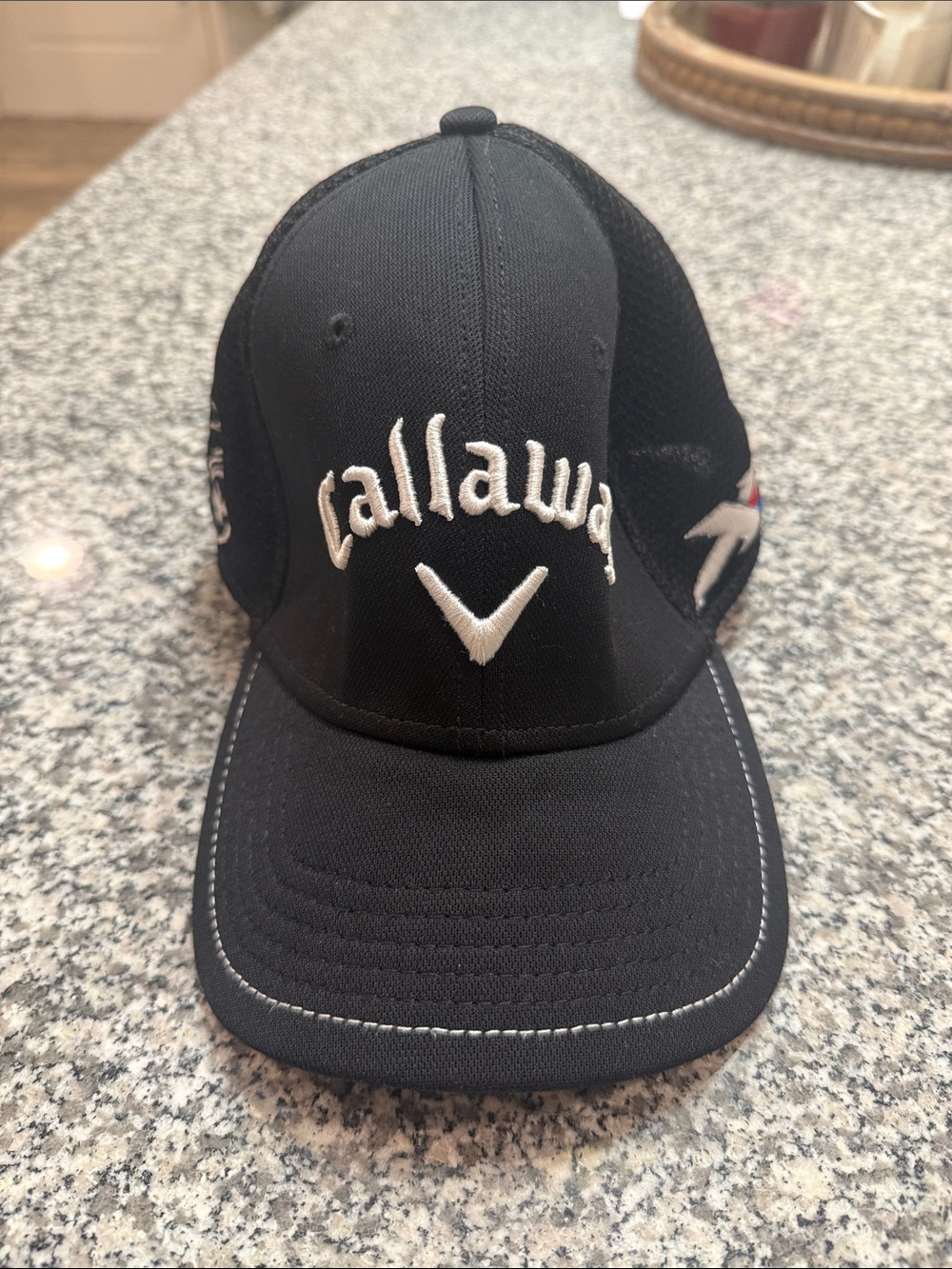 Callaway  Black Baseball-Style Golf Hat with White Logo